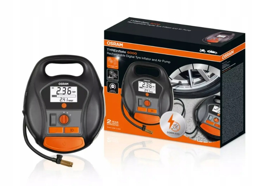 Osram TYREinflate prenosný kompresor, typ 6000