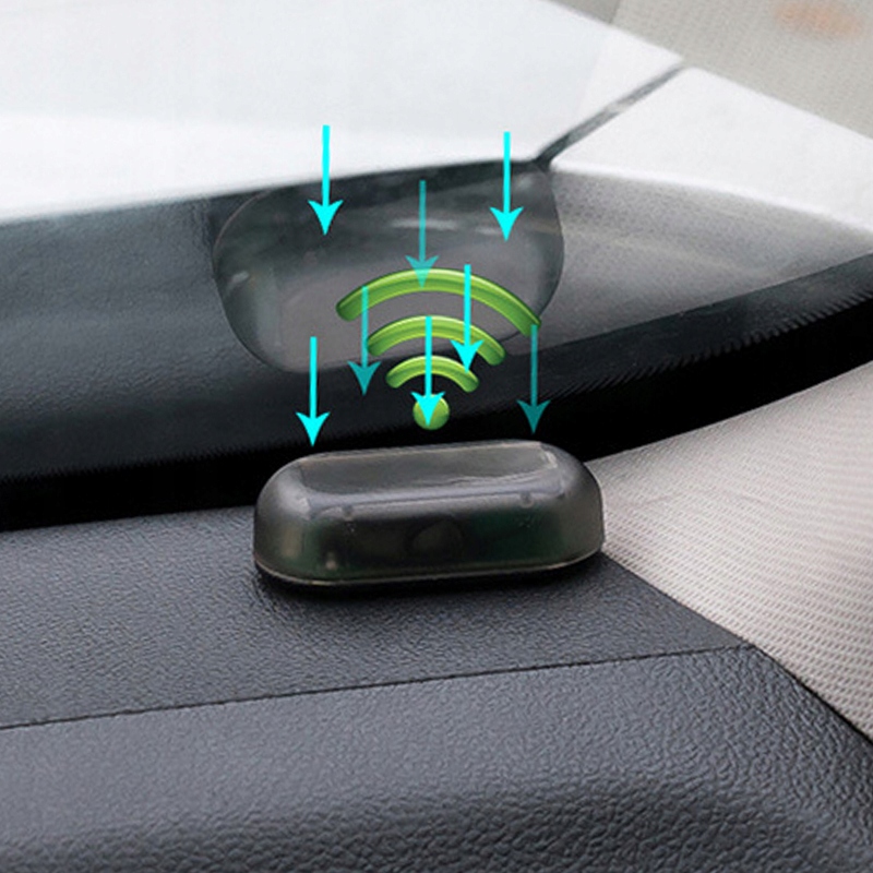 LED SYMULACJA ALARM DO AUTA SŁONECZNA ENERGIA BLUE Producent bez marki