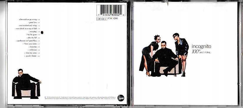 Płyta CD Incognito - 100° And Rising I Wydanie 13216758830