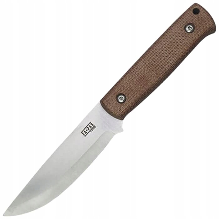 Nůž outdoorový s pouzdrem Za-Pas Biwi BW10 Micarta Satin hnědý