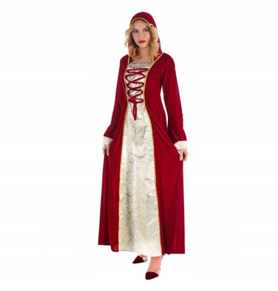 Kostým Středověká Dívka S Kapucí L