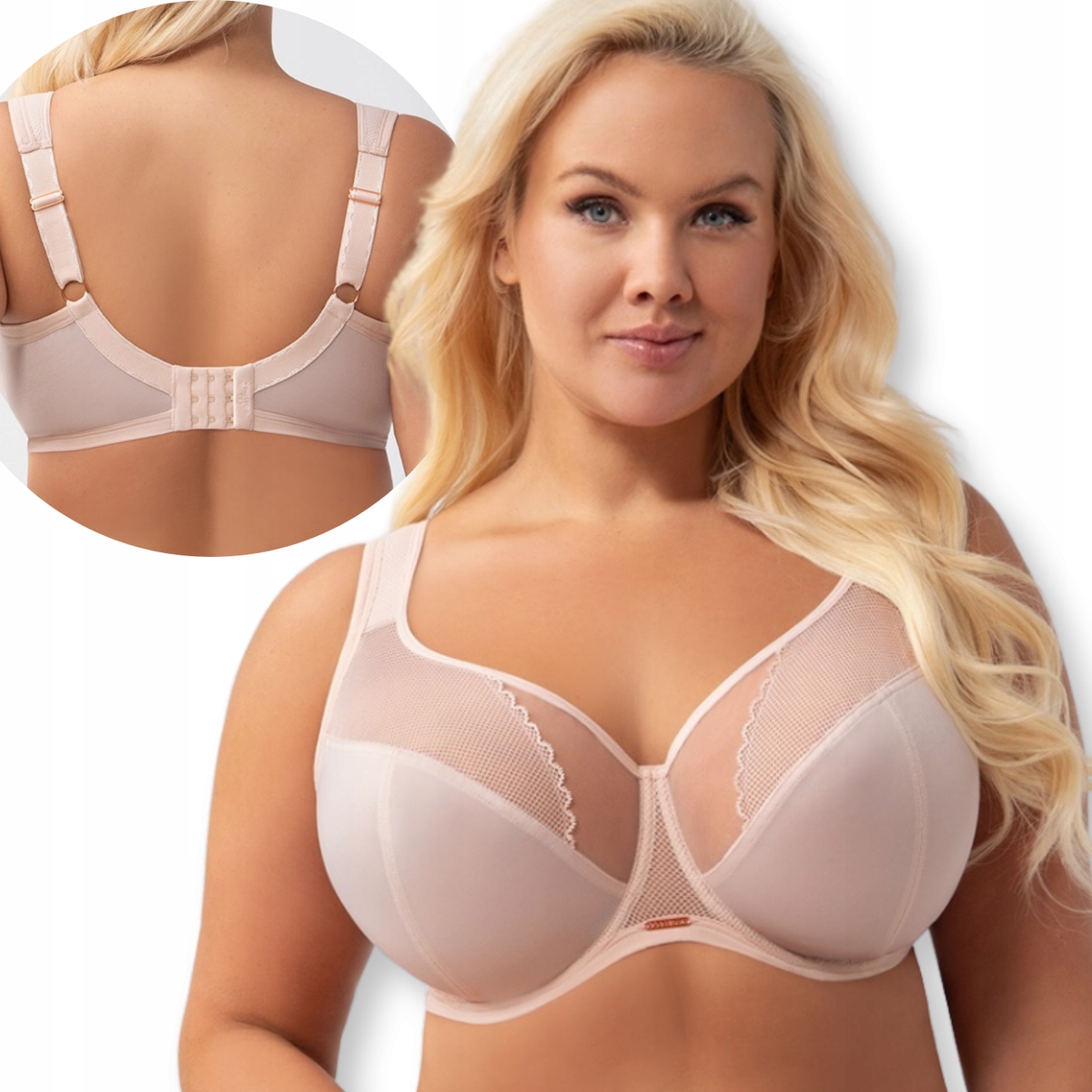 Gorsenia biustonosz soft K441/1 Luisse Duże Rozmiary 80L