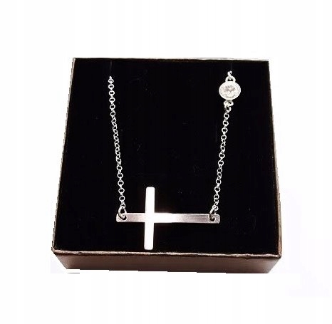 

Łańcuszek z krzyżykiem Krzyżyk Swarovski el 50 cm