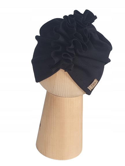 

Czapka, Turban, Prążek Czarny 48-51cm