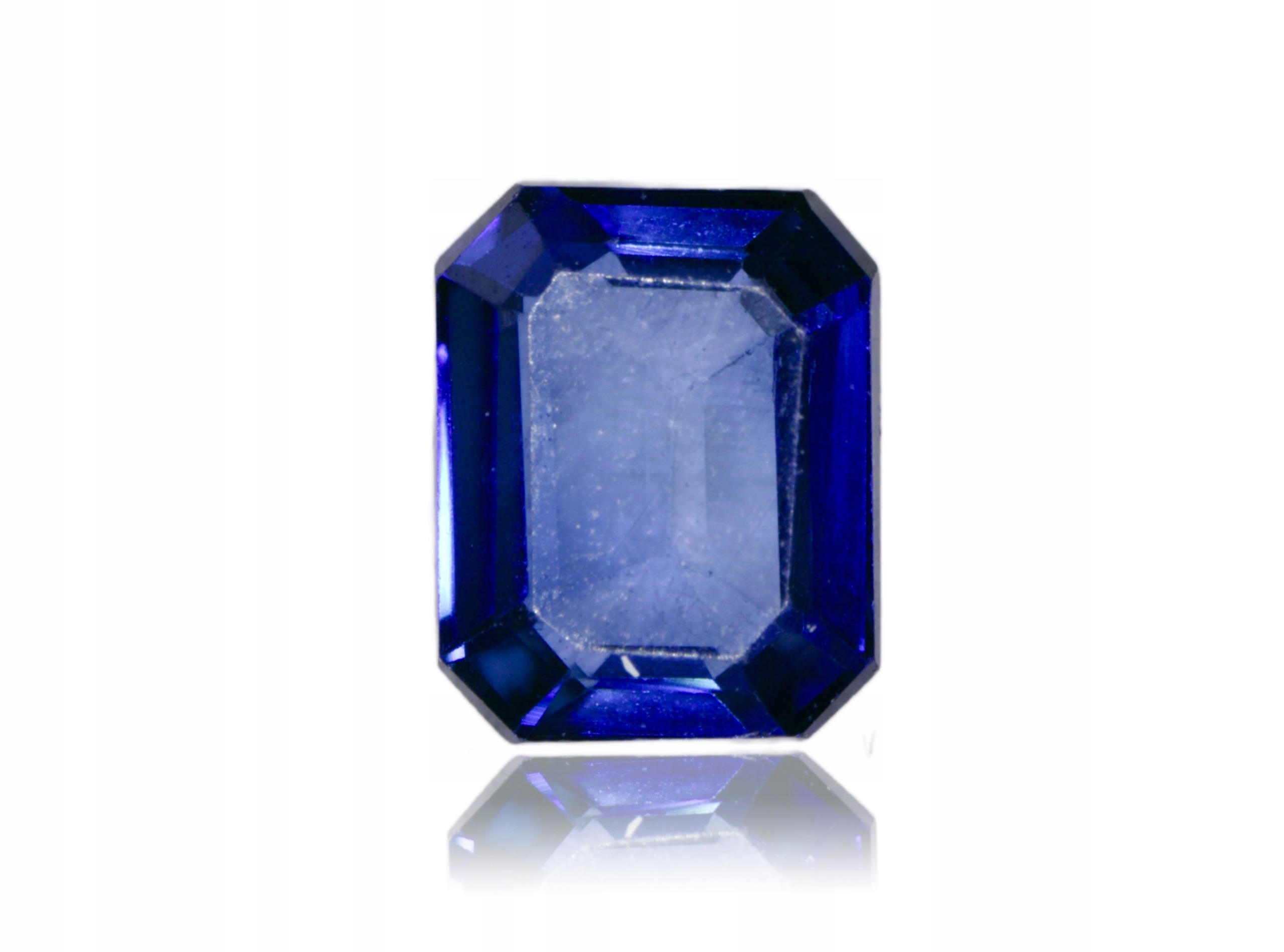 Safír 0.43ct Modrý Osmiúhelník eCertifikát Wbd