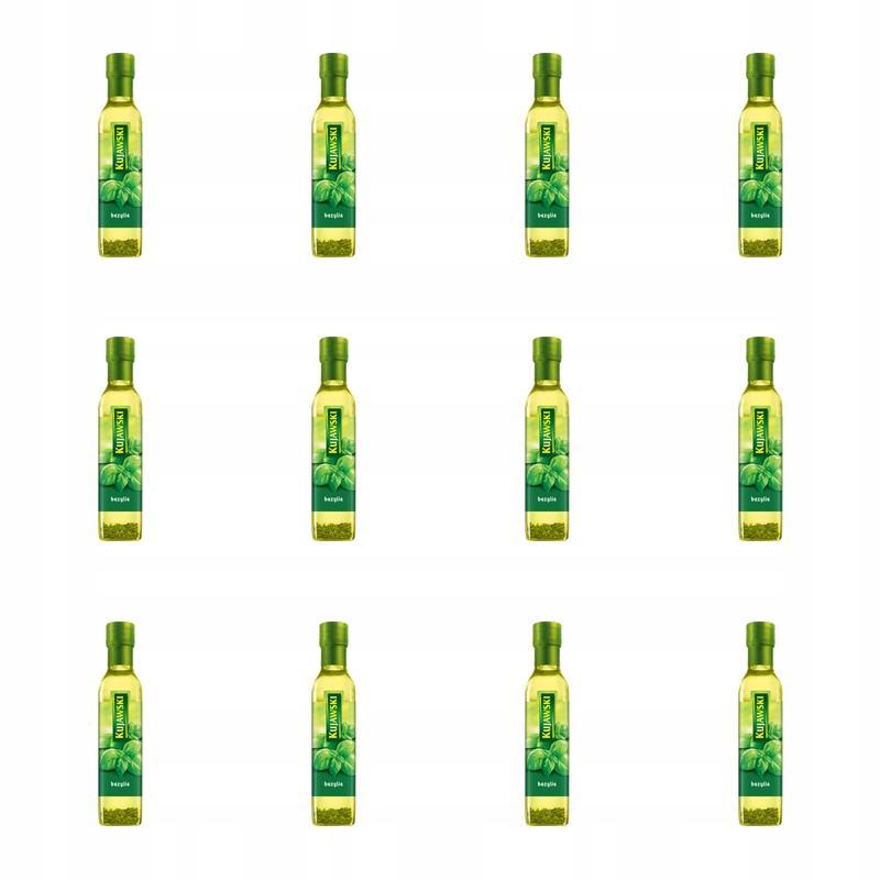 Kujawski panenský řepkový olej s bazalkou 0,25 l X12