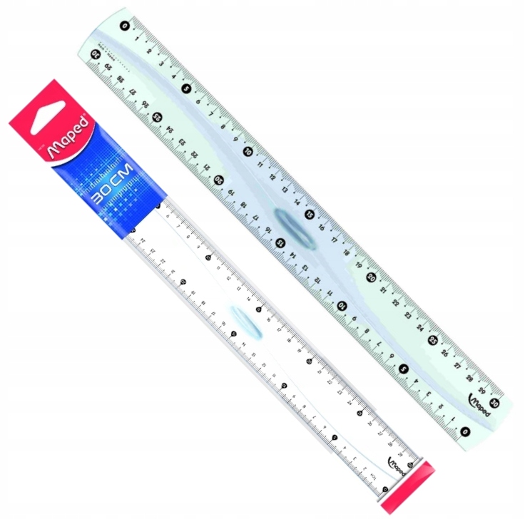 

Linijka szkolna plastikowa 30 cm z uchwytem Maped