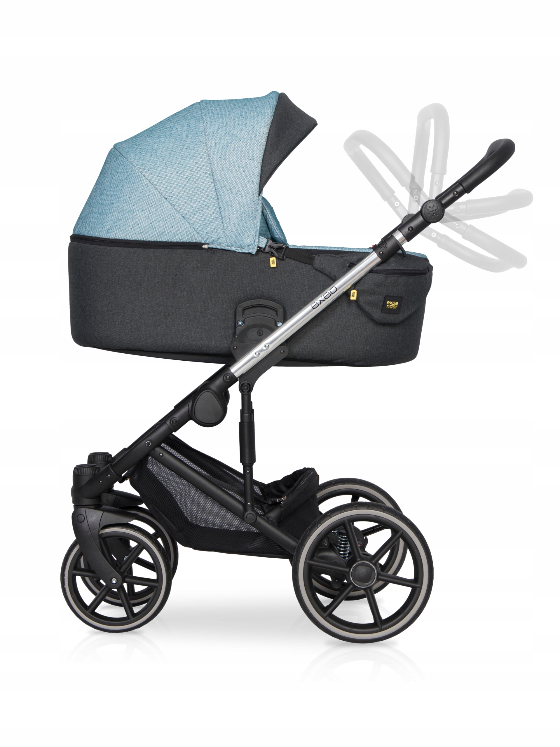 WÓZEK EXPANDER EXEO 2w1 |05 Carbon Rodzaj kół Żelowe