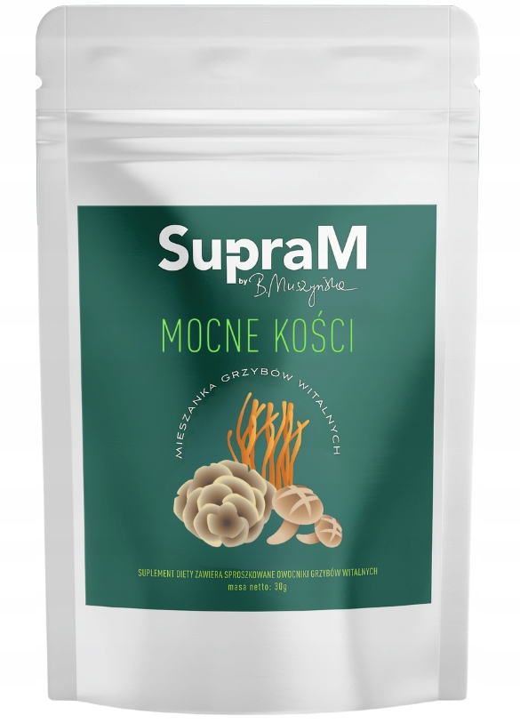 SupraM Mocne Kości B. Muszyńska Mieszanka Grzyby Witalne Cordyceps Shiitake