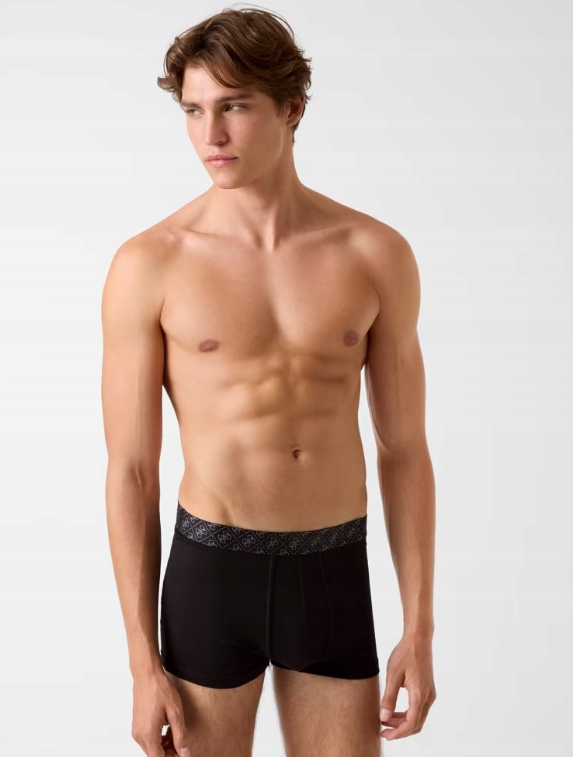 Boxerky, tanga, slipy Guess boxer trunk 3 pack print