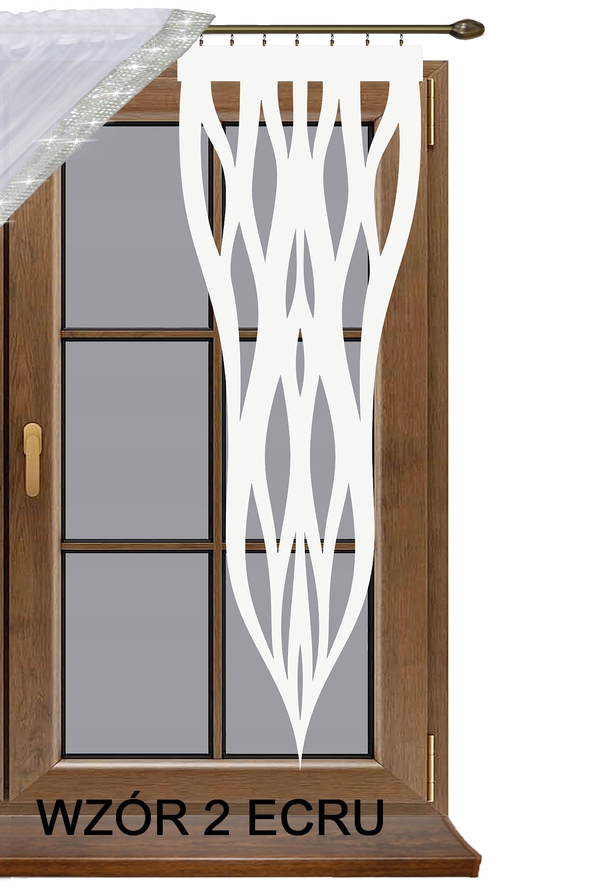 

Panel Ażur Narożny Pionowy Firana Gotowa Dekor