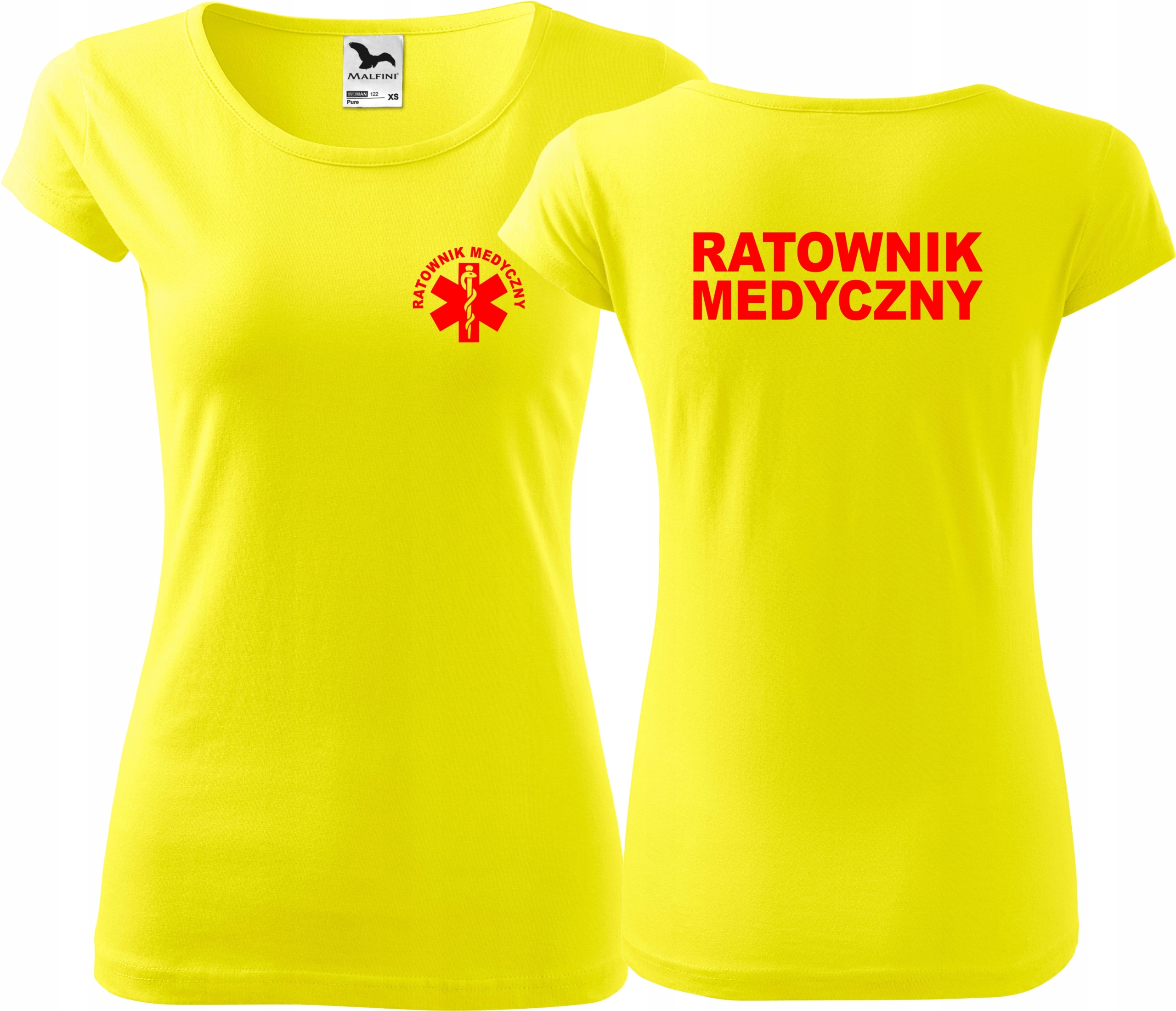 

Damska koszulka medyczna Pure Ratownik Medyczny