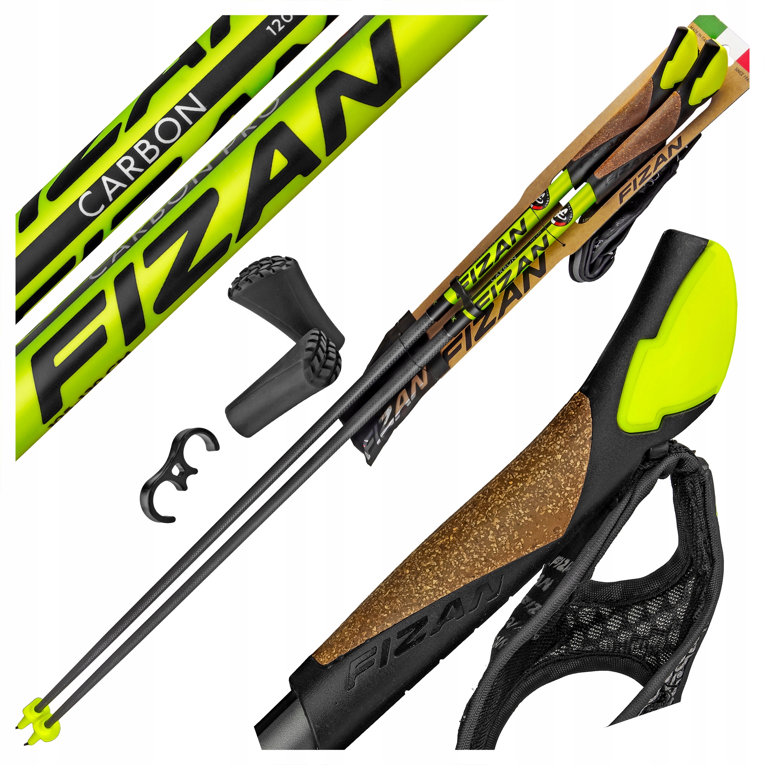 

Kije Nordic Walking Fizan Carbon 3K 80% 110 CM