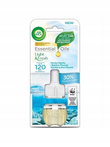 Levně 3x Air Wick Essential Oils náplň do Mořské mlhy a modrých minerálů 19 ml