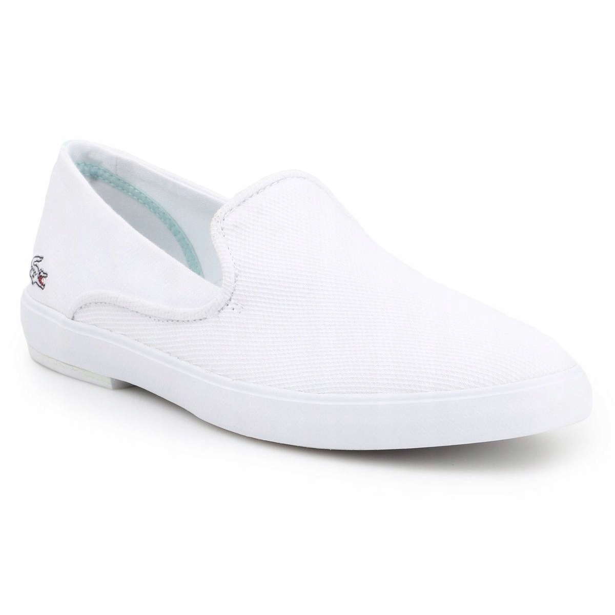 

Białe Tkanina Buty Kobiety Trampki Lacoste r.41