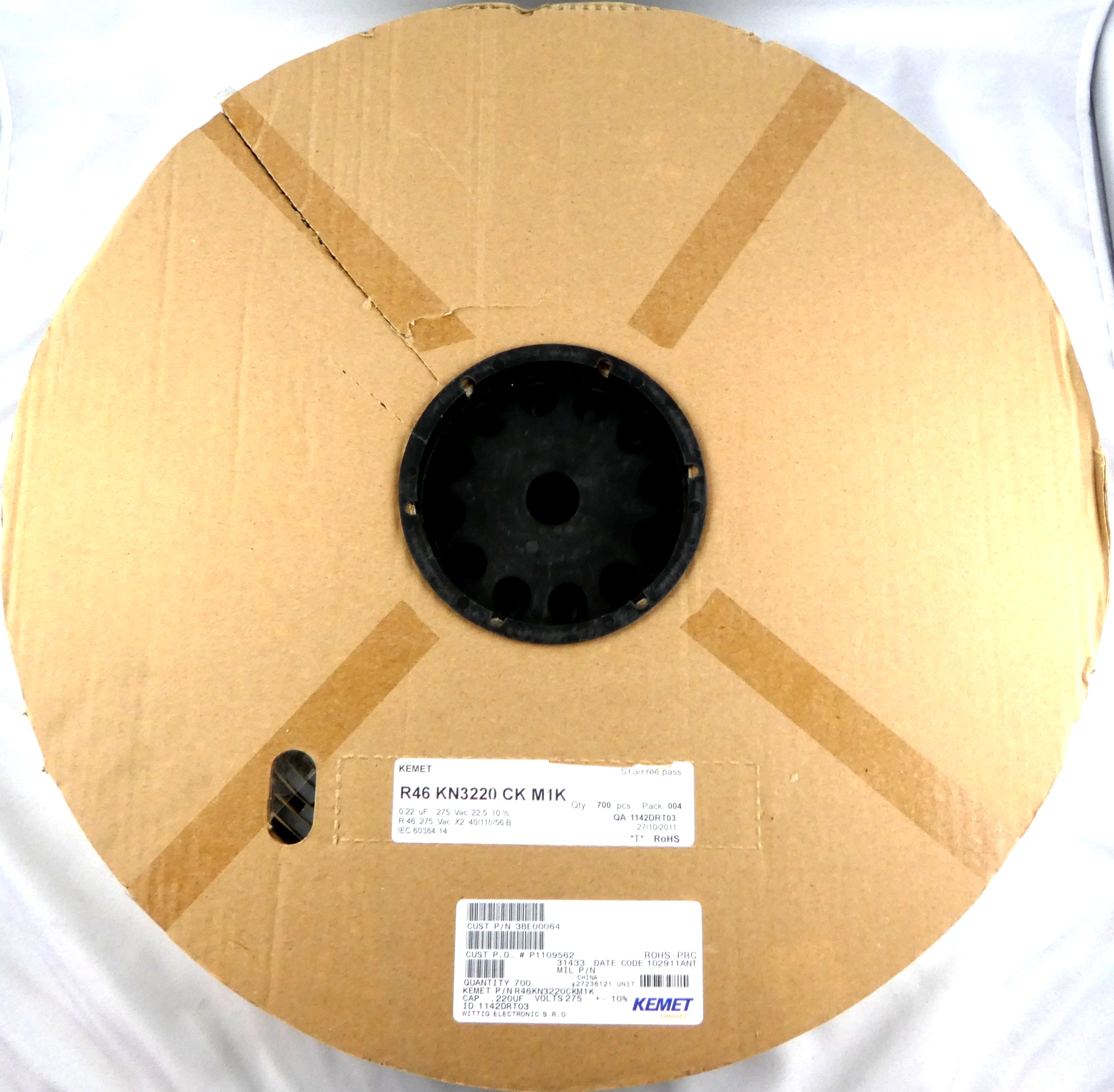 Arcotronics Foliowy 220nF 10% 275V AC 100szt.