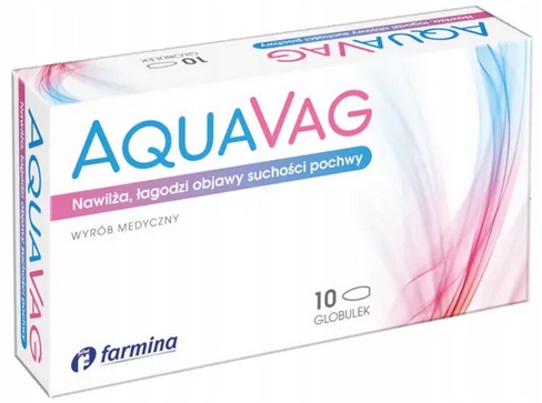 

Aquavag nawilża łagodzi objawy suchości pochwy x10