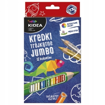 

Kredki trójkątne grube