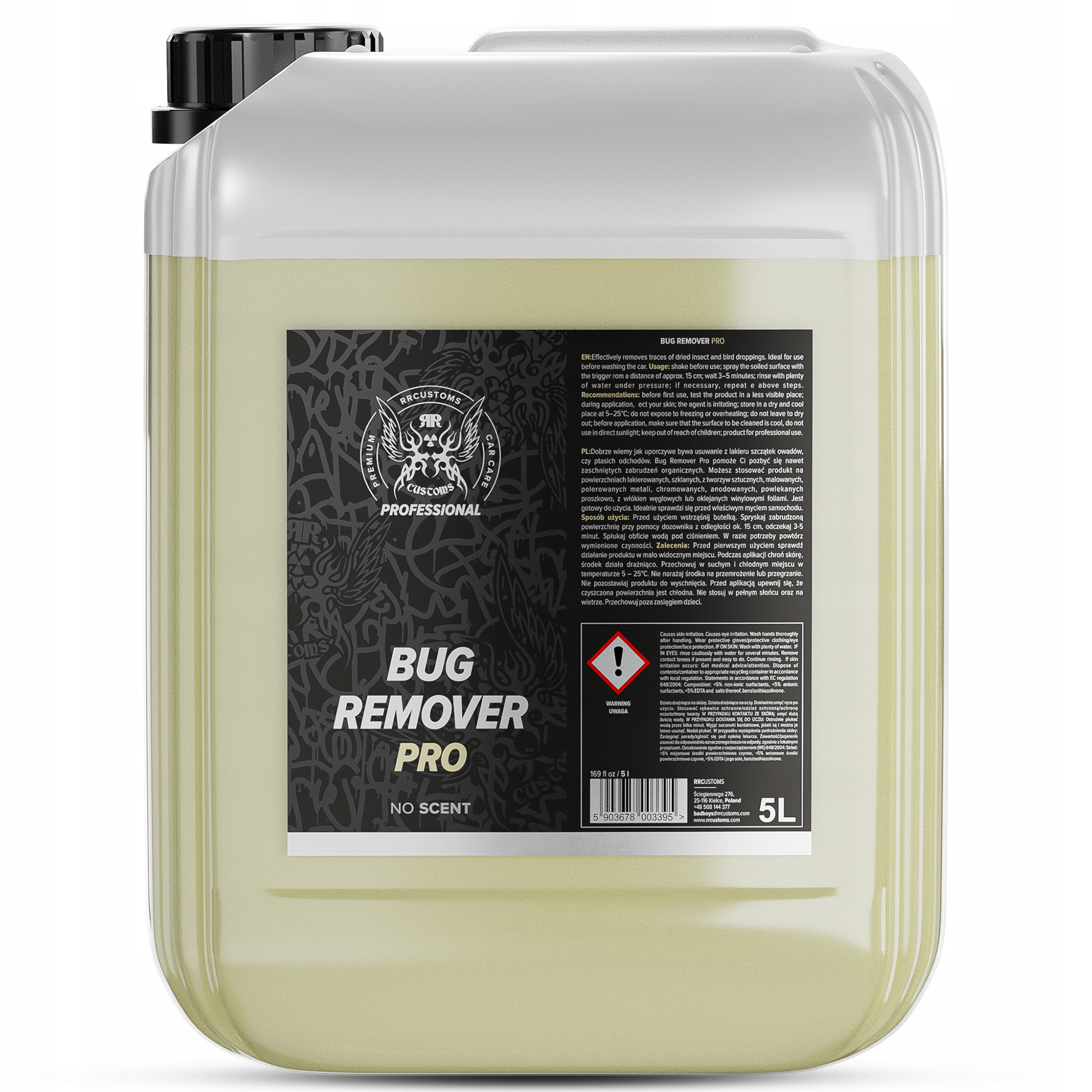 Rr Customs Professional Bug Remover 5L Odstraňování hmyzu