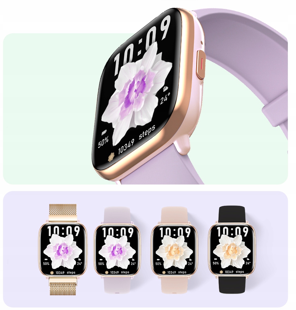 SMARTWATCH ZEGAREK DAMSKI POLSKIE MENU ROZMOWY SPORT AMOLED 4 PASKI Informacje o bezpieczeństwie CE