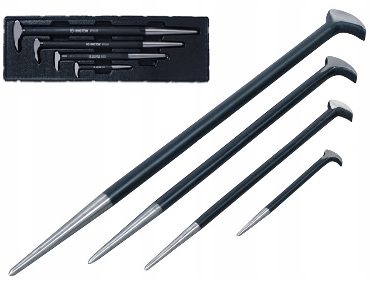 Lyžice Montážne páky Lom Lomy 4ks 151-504 mm King Tony 9TK034