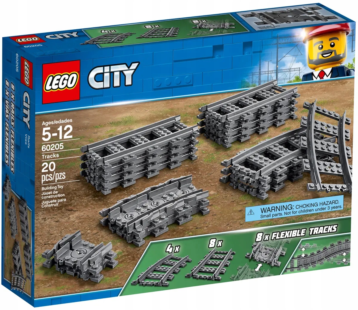 Lego City – Sada Kostek – Koleje 60205