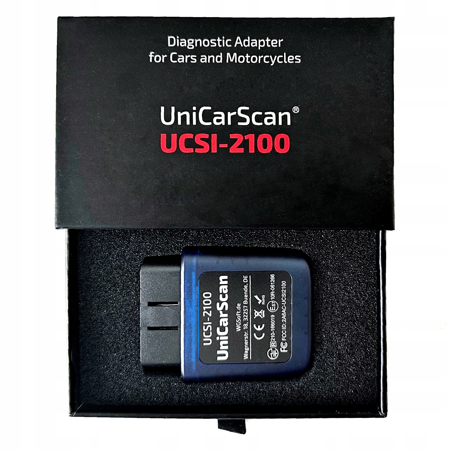 Interfejs diagnostyczny OBD2 UCSI-2100 iOS/Android + Instrukcja PL/CZ/SK EAN (GTIN) 4260748620038