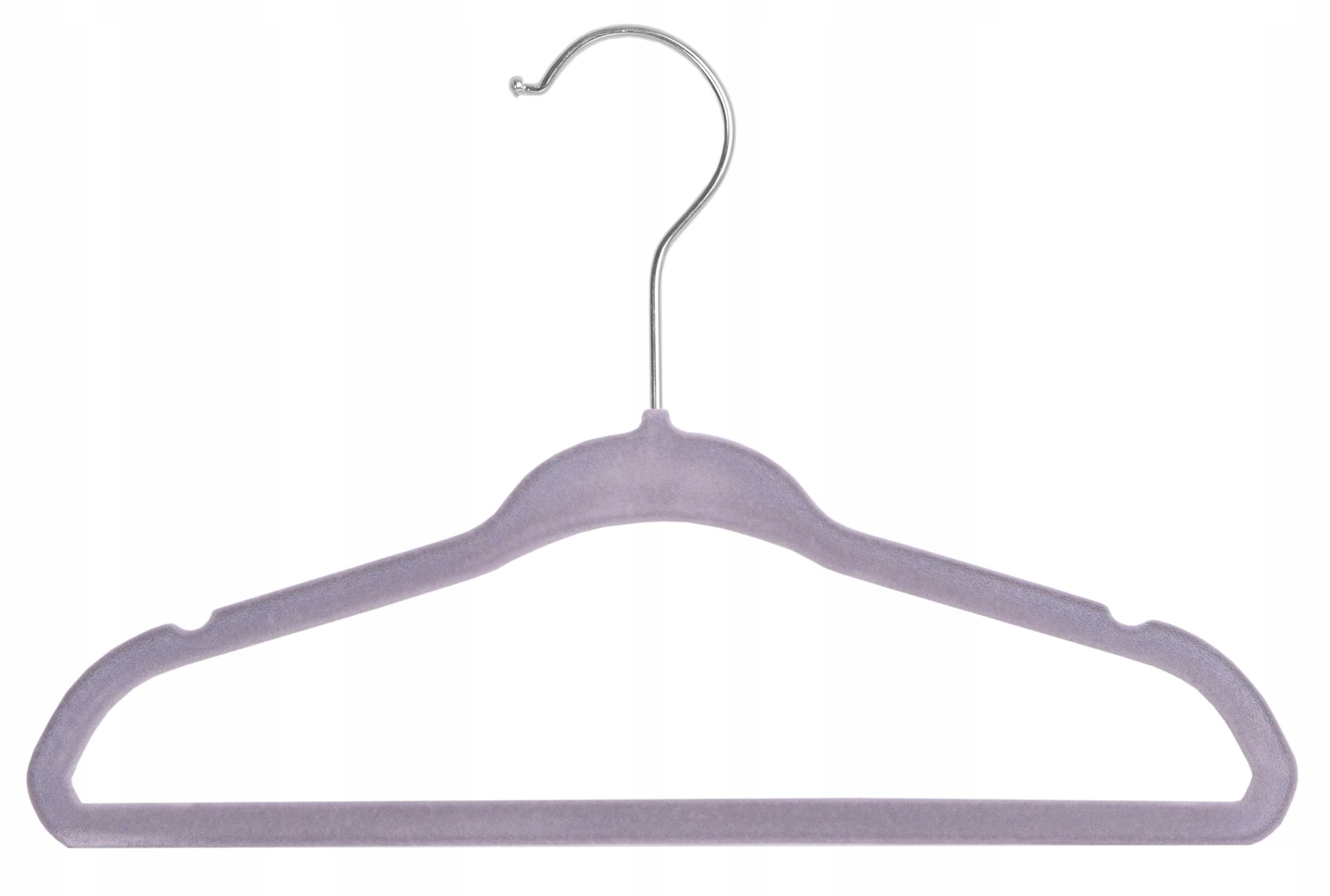 WIESZAKI WELUROWE DZIECIĘCE DLA DZIECI NA UBRANIA KOMPLET WIESZAKÓW 30 szt Długość 28 cm