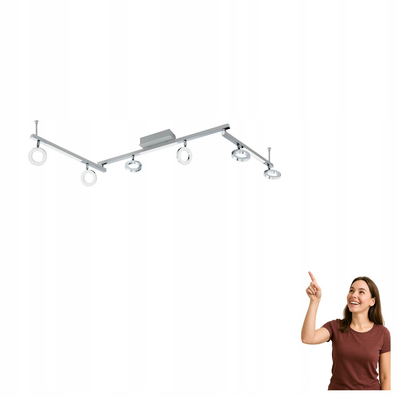 Lampa reflektor spot Led 6x3,2W/3x3,3W Cardillio 1 96183 Eglo