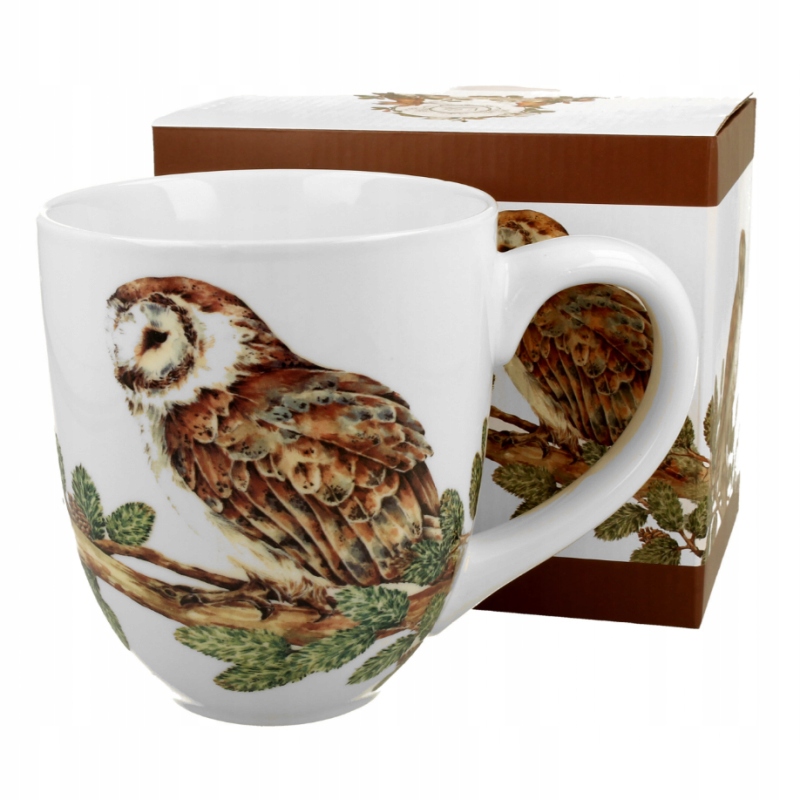 

Kubek Porcelanowy biały XXL sowy 1000ml