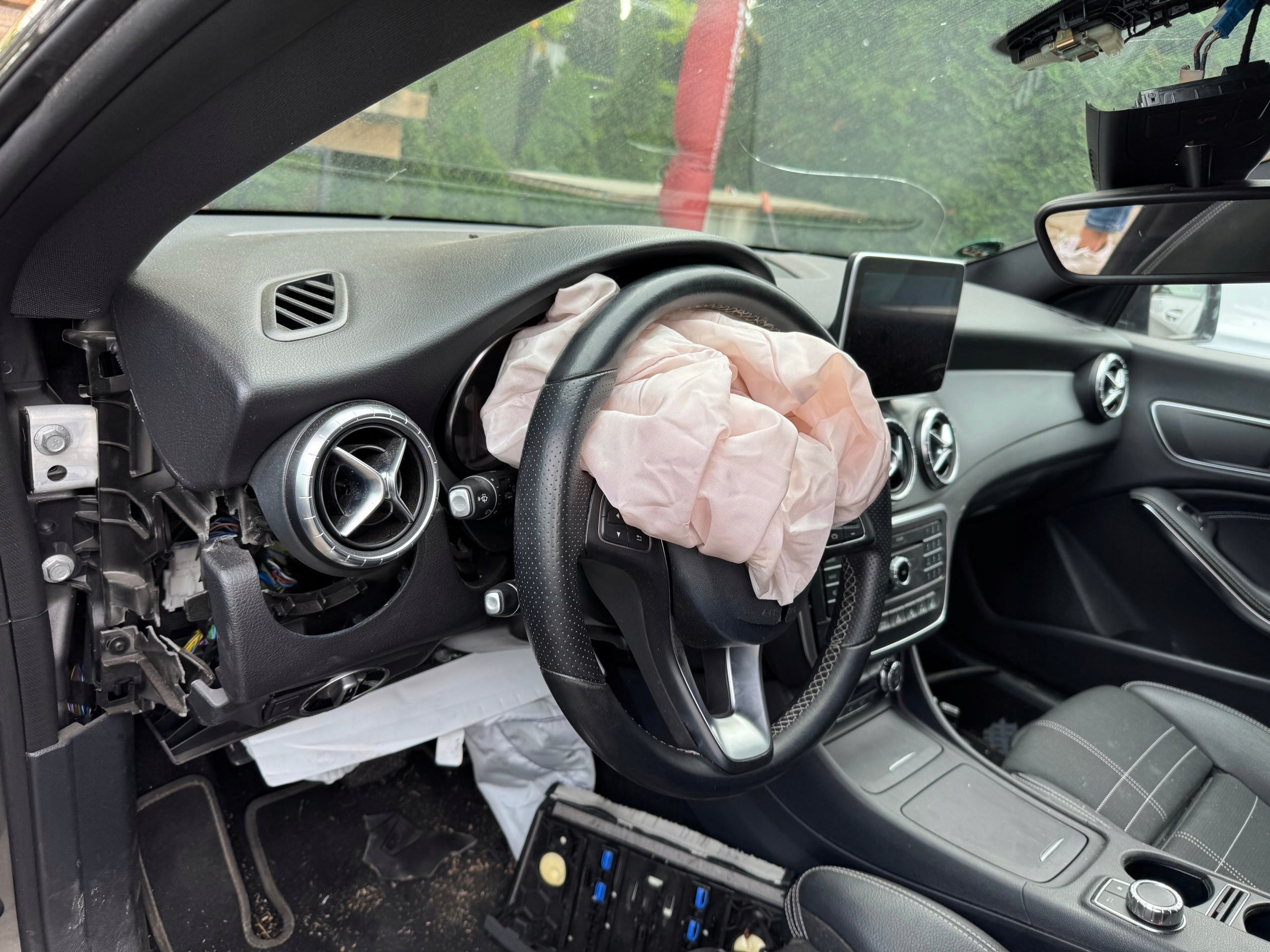 MERCEDES CLA GLA dashboard console airbag passenger airbag original dismantling