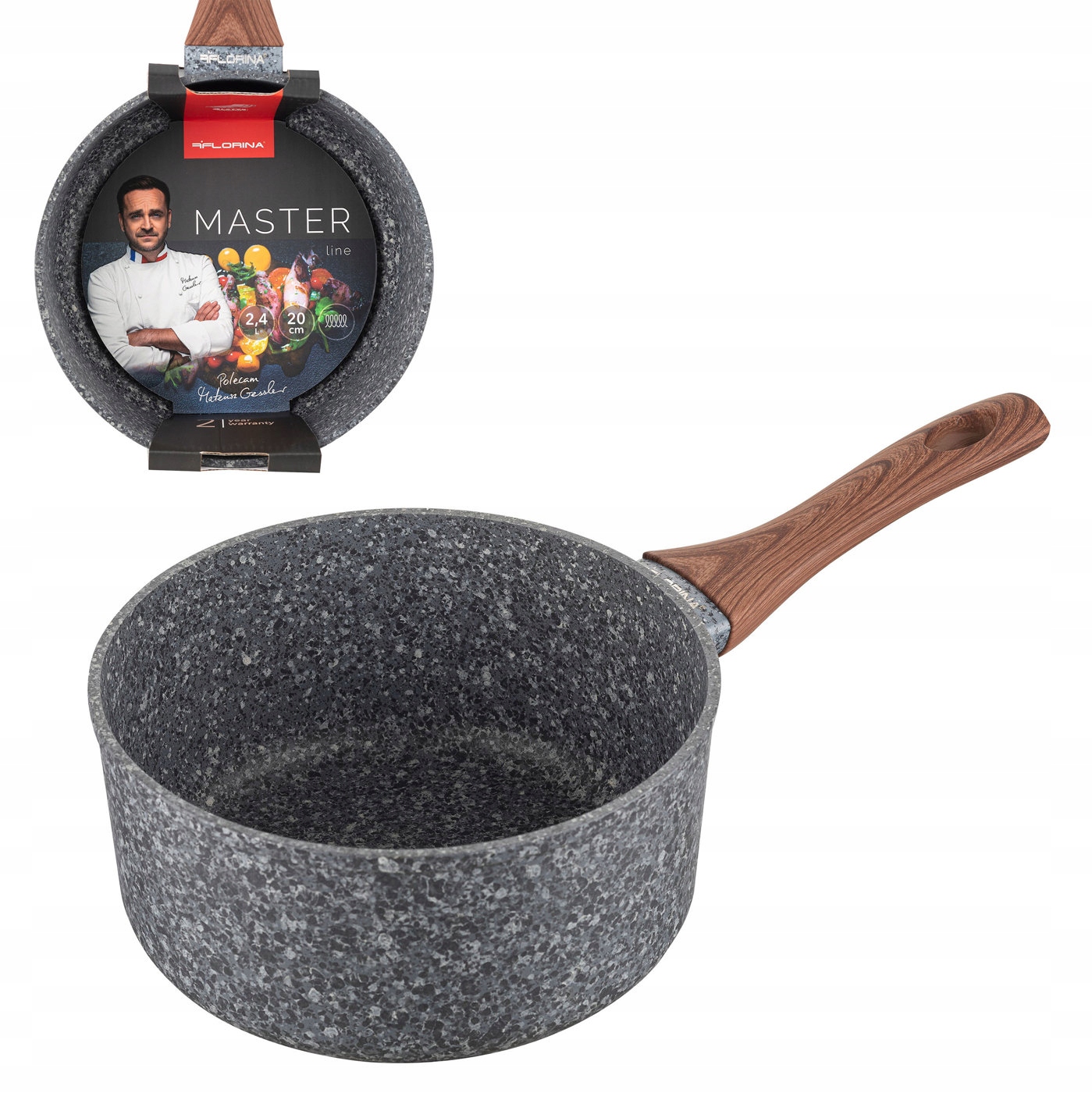

Rondel Aluminiowy Master Florina 16cm 1,2l