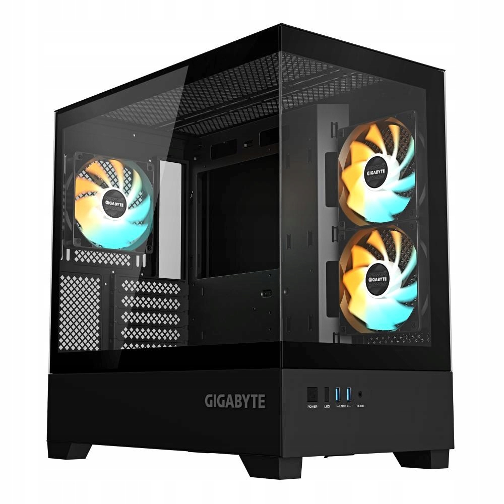 Gigabyte case GB-C201P, Mid tower, 2xUSB 3.0, 3x 120mm Argb Fan, …
