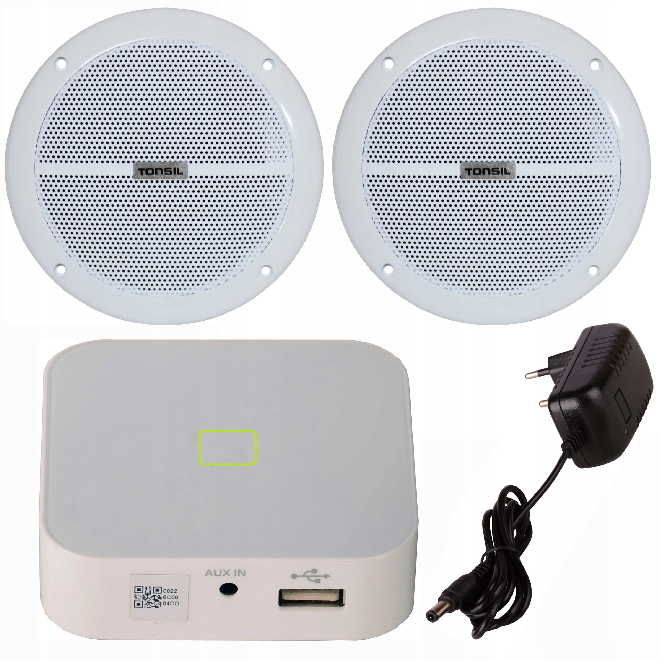 Set: 2x stropní reproduktor Zgsu 13/2 Dr zesilovač Tonsil WS-20 Usb Wifi