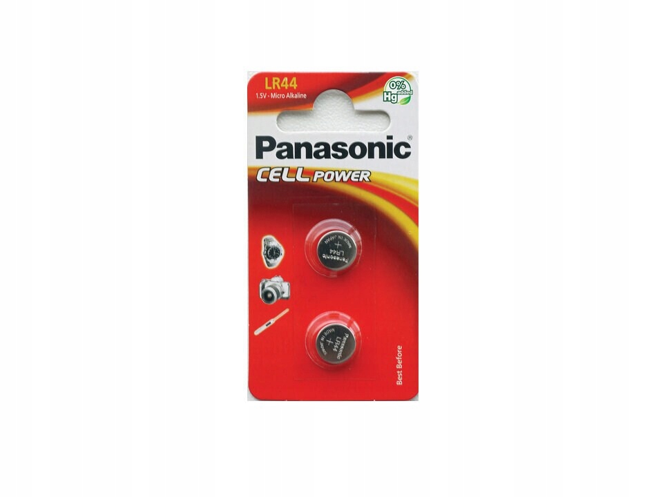 

2x Bateria alkaliczna Panasonic LR44 blister
