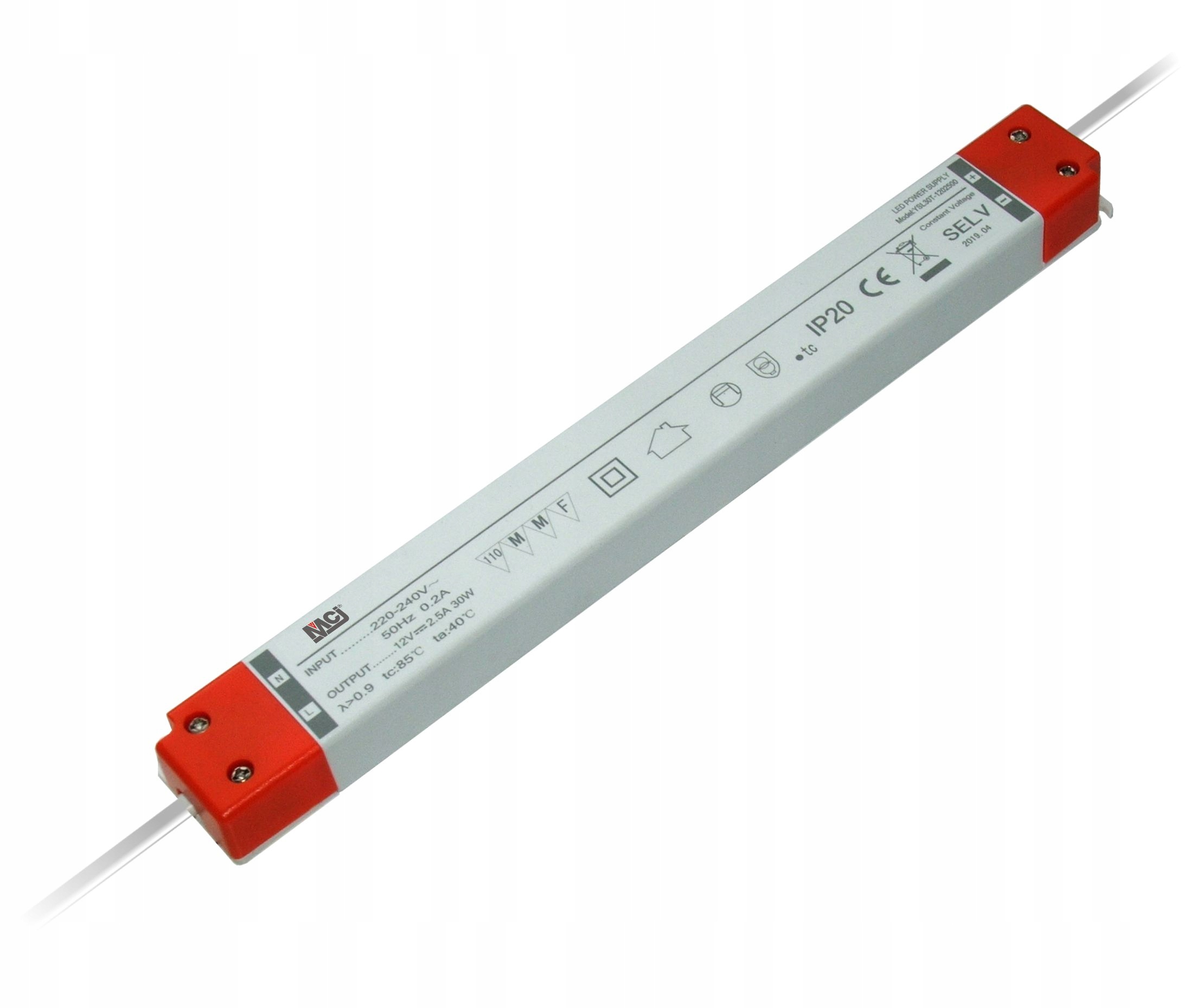 MCJ Zasilacz LED 12V 30W IP20