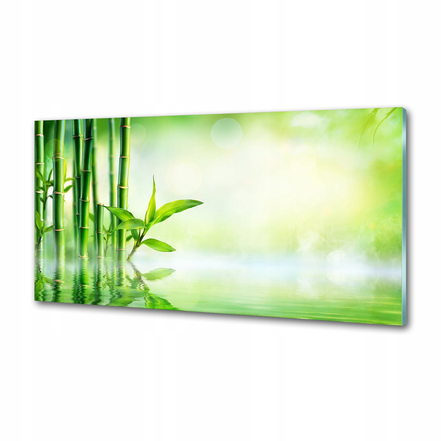 Sklenený panel do kuchyne Bambus 120 x 60 cm Lepidlo