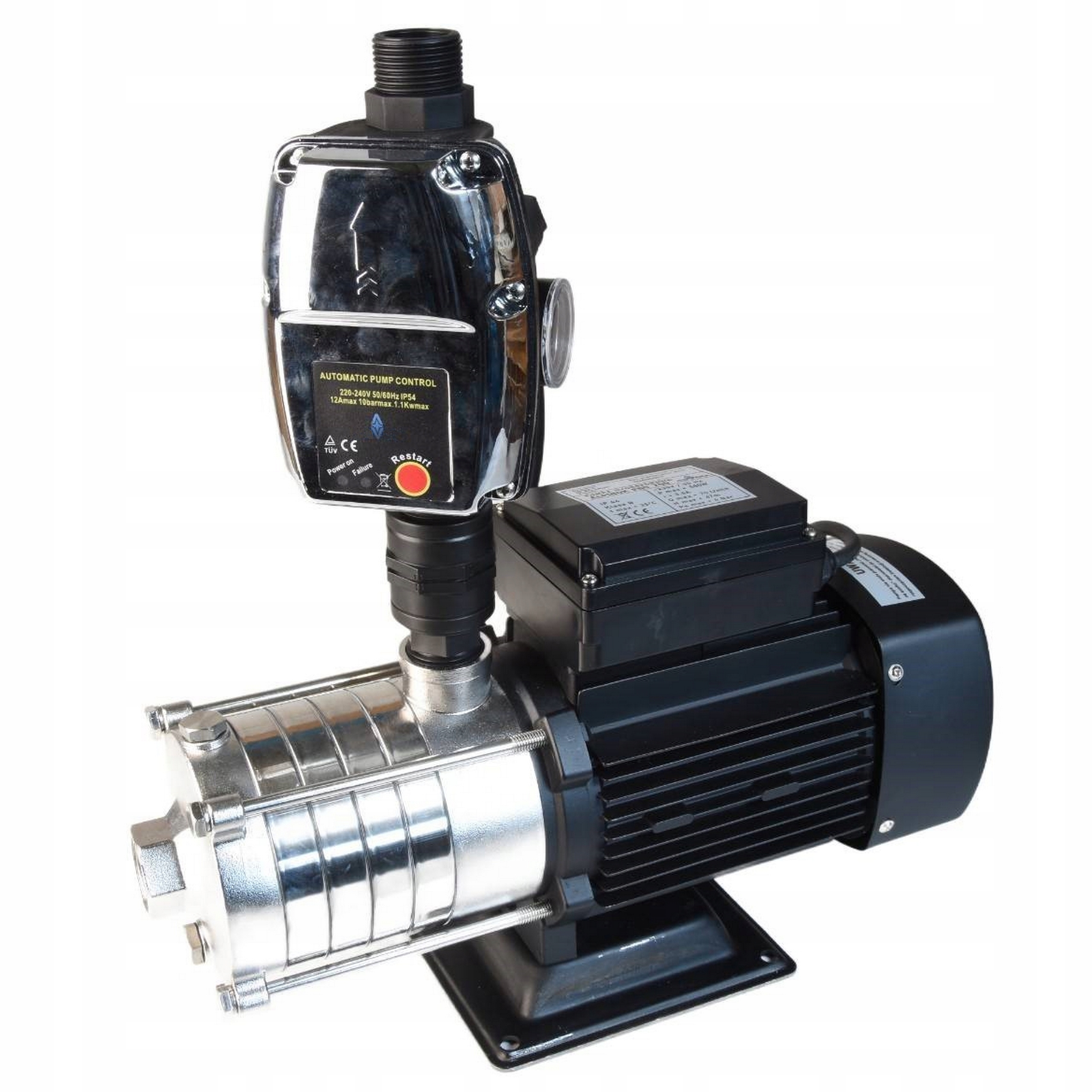 Vodná Pumpa Alpinox Pro 750 Automat Csk 5 Inox, Prémiové Rotory