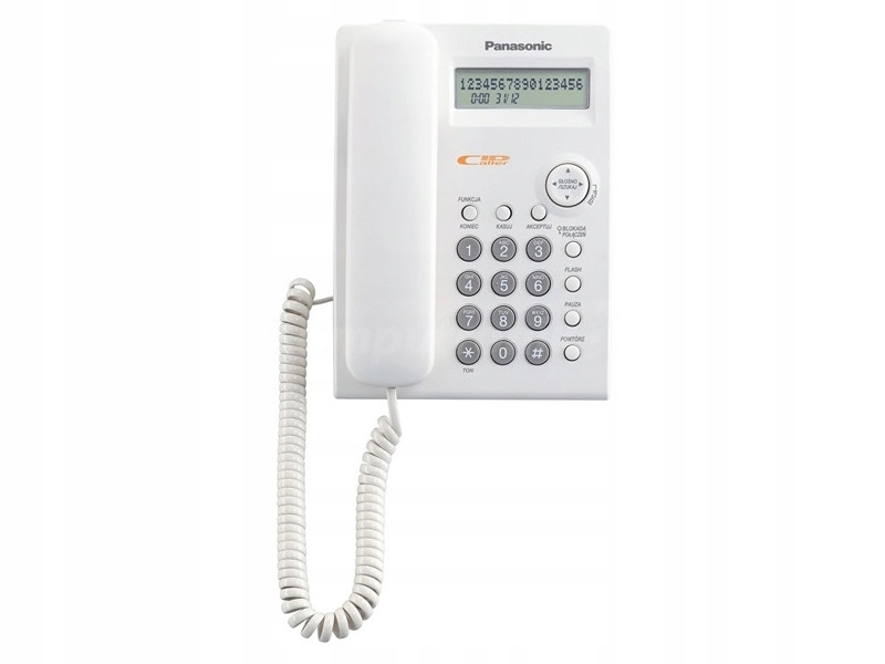 

Biały Telefon Stacjonarny Panasonic KX-TSC11PDW