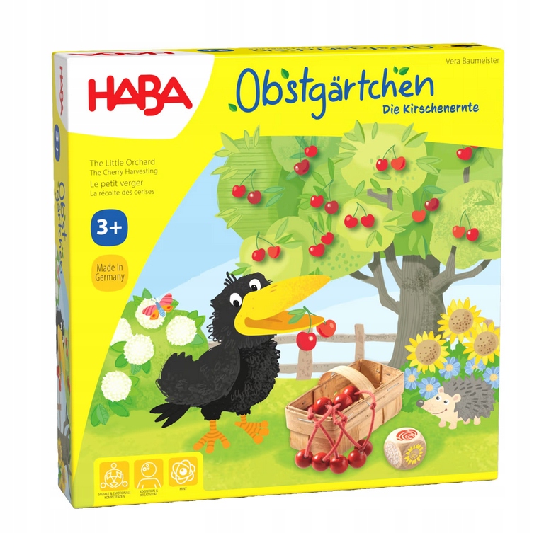 Haba W Ogrodzie Gra Kooperacyjna 3+ Drewniane Owoce Kruk Polska Instrukcja