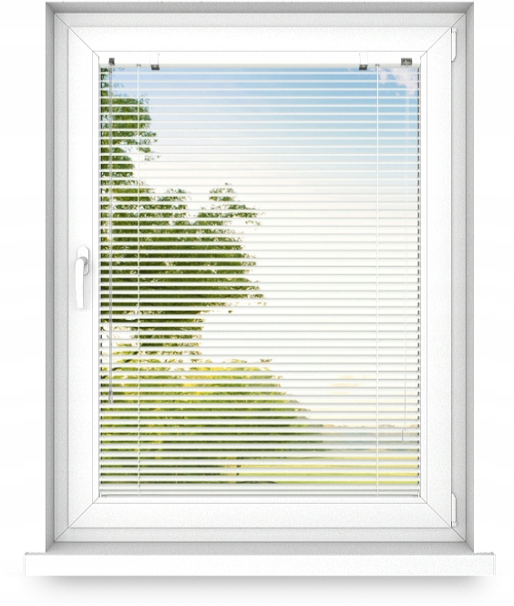 

Żaluzje Aluminiowe Pozioma 25mm 100x100cm Robiona