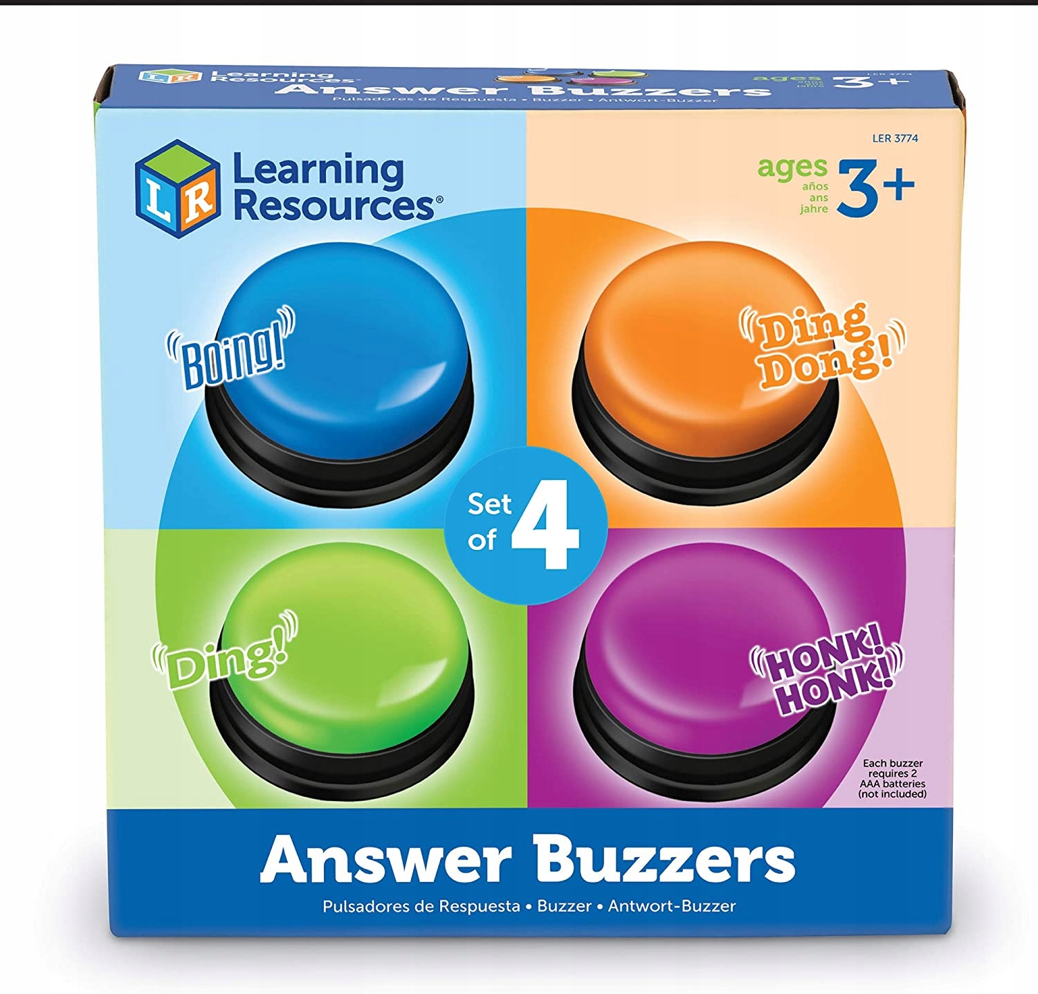 Learning Resources Brzeczyk Answer Buzzers Wiek dziecka 3 lata +