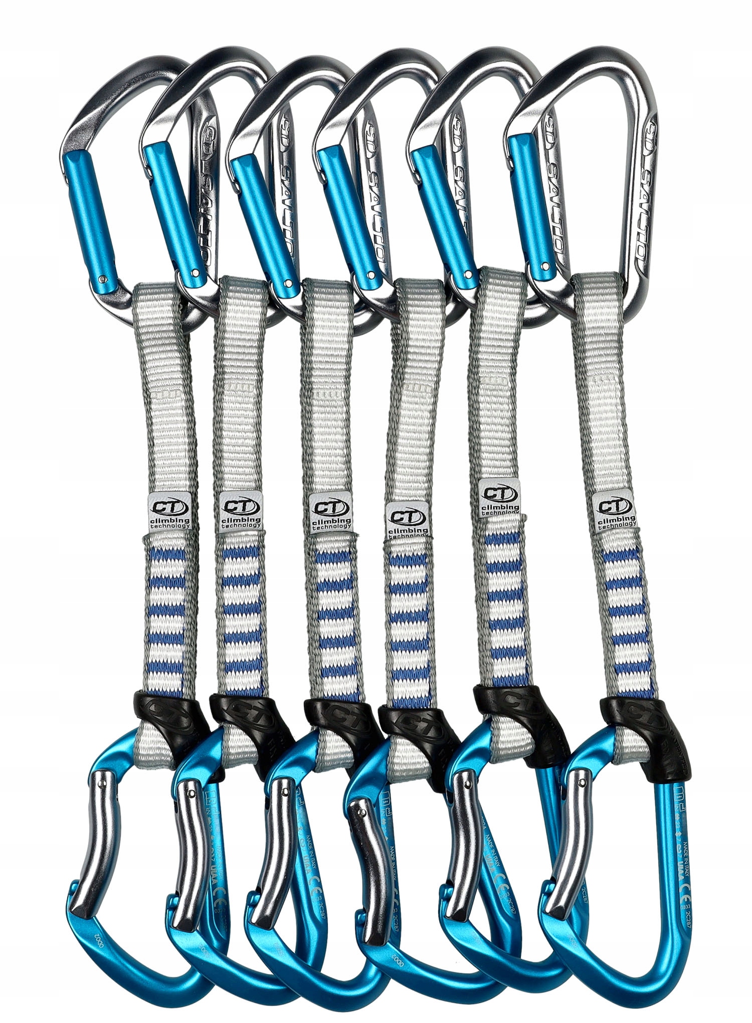 Climbing Technology Salto Set Ny 17 cm 6dílná Expresky modrá