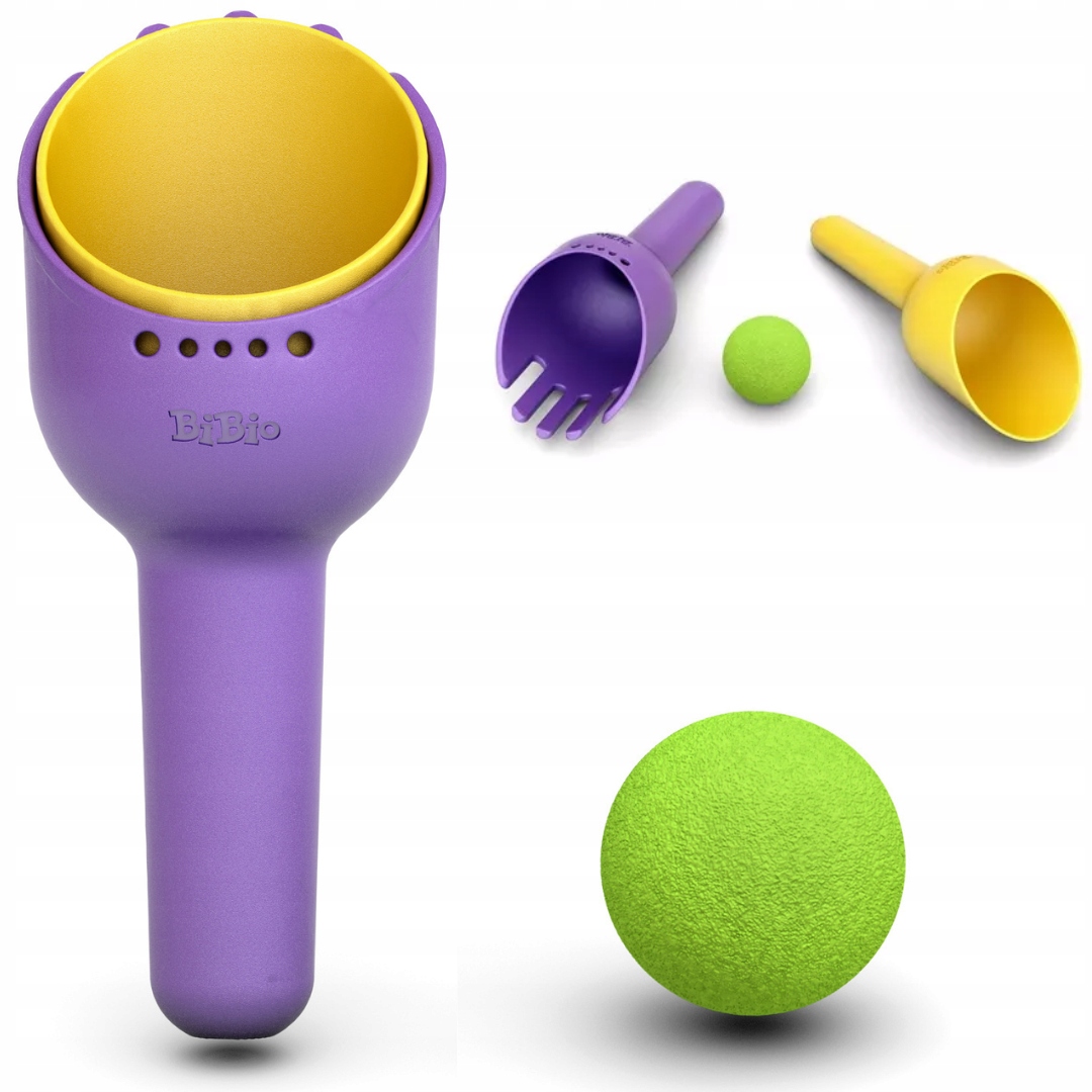 

Grabki Łopatka Fioletowy RakBi Piłka 18m+ Bibio