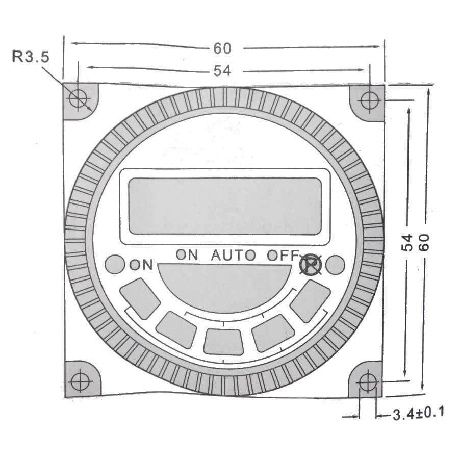 PROGRAMATOR TIMER WŁĄCZNIK CZASOWY 12V DC LED IP65 Rodzaj programator czasowy
