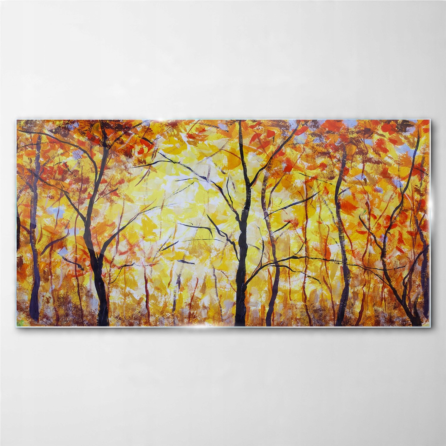 

Obraz szklany z nadrukiem Las jesień 140x70 cm