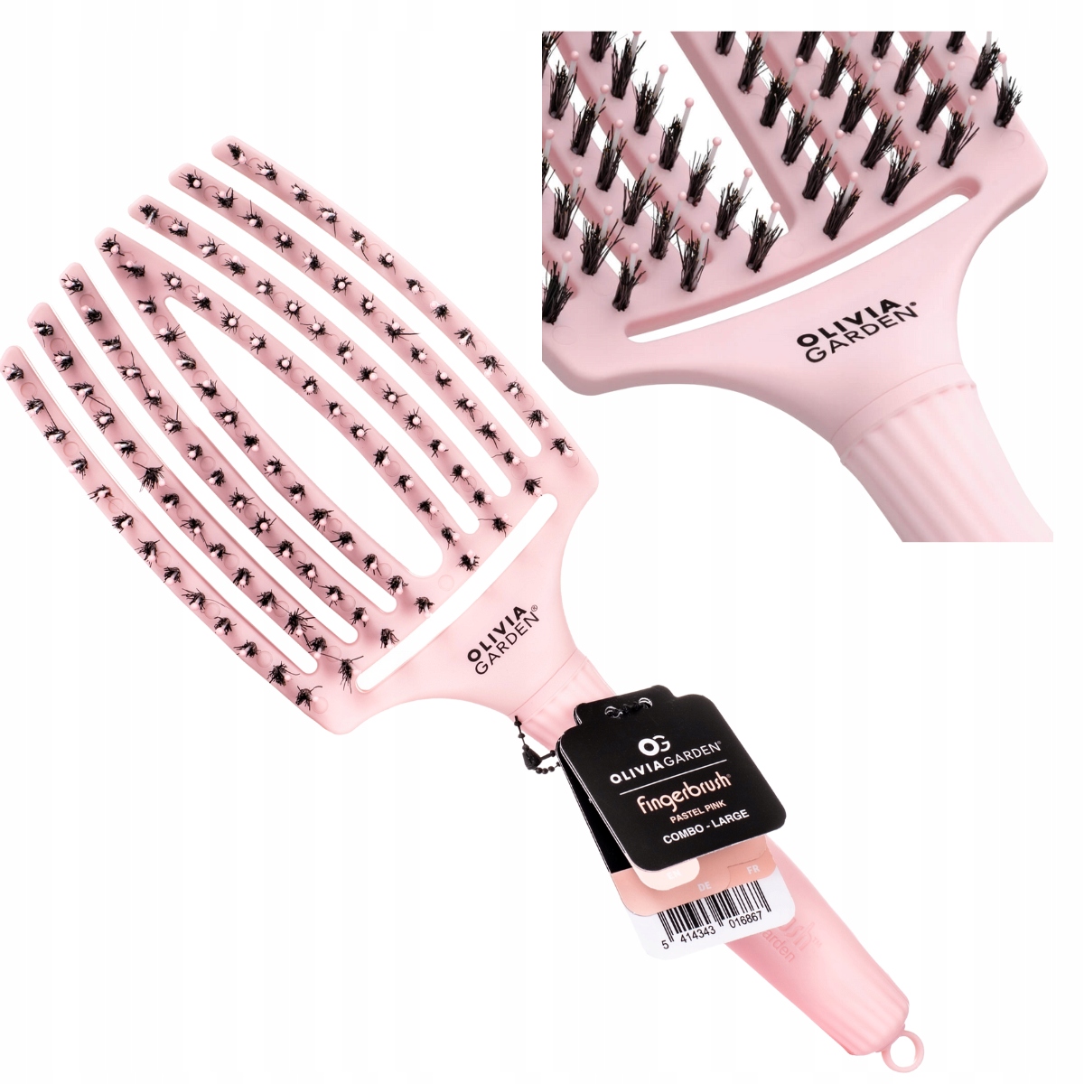 Olivia Garden Finger Brush Kartáč Na Vlasy L