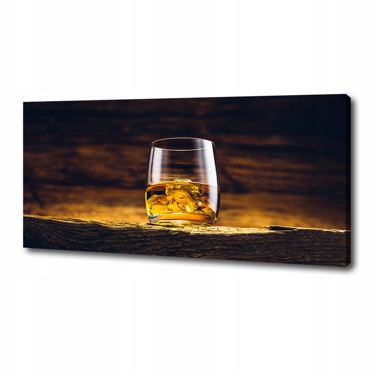 

Foto obraz na płótnie Burbon w szklance 125x50 cm