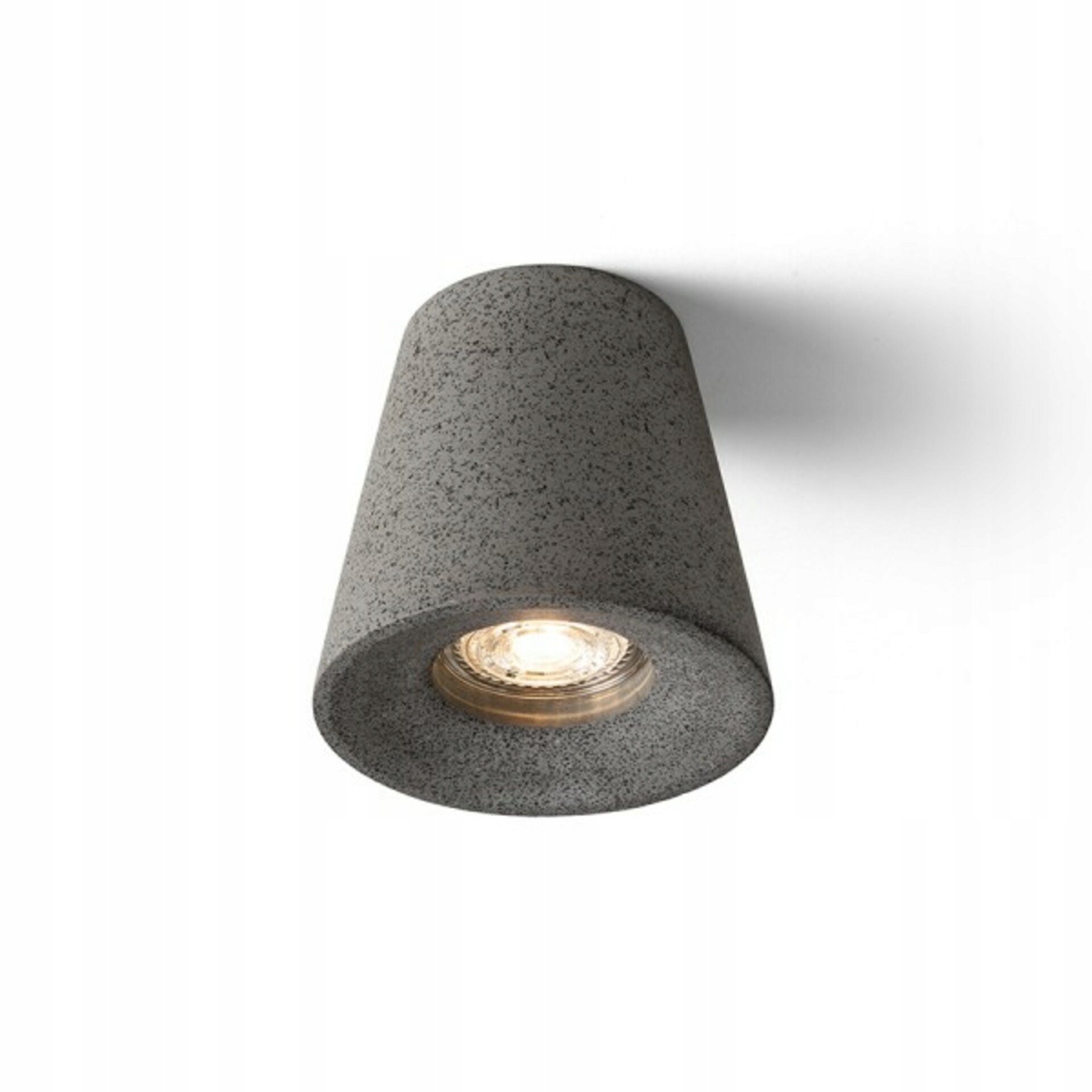 Rendl Volca stropní svítidlo beton tmavý granit, GU10, 5W, moderní design