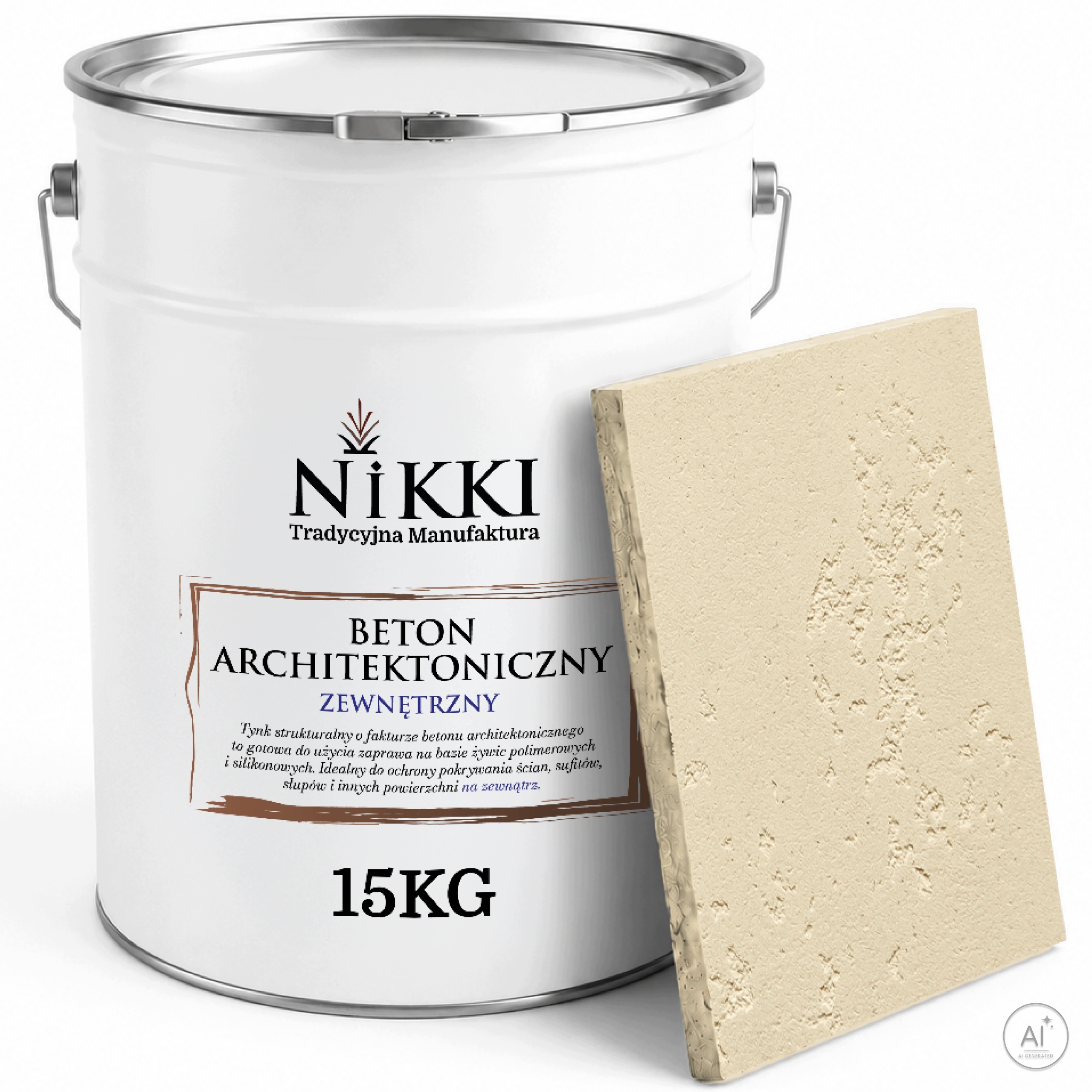 Dekorativní architektonický beton venkovní 10 m2 15 kg, béžová, světlá barva F751